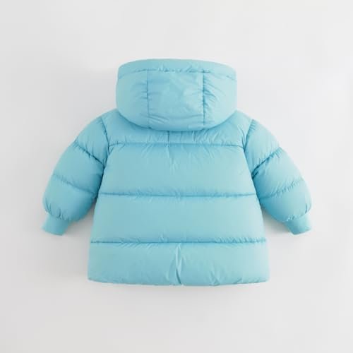 marc & janie Girls Long Sleeve Mid-Length Hooded Down Jacket...