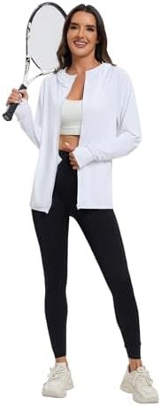 Women's Sun Protection Jacket UPF 50+ Full Zipper Long Sleev...