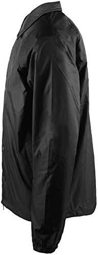 Shaka Wear Men’s Coach Jacket – Classic Windbreaker Nylon Wa...