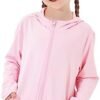 Kids Active Zipper Sun Protection Jacket Boys Girls Hooded C...