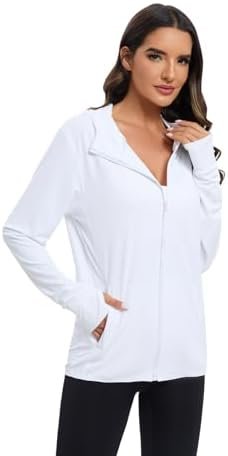 Women's Sun Protection Jacket UPF 50+ Full Zipper Long Sleev...