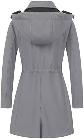 CREATMO US Women's Lightweight Waterproof Long Softshell Tac...