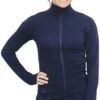 Woolino Merino Wool Fleece Jacket for Women - Year Round Fle...