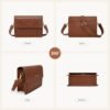 LOVEVOOK Crossbody Bags for Women,Vintage Leather Cross Body...