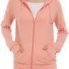 LETAOTAO Womens' Lightweight Zip Up Hoodies Stretch Thin Sum...