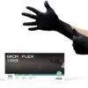 MICROFLEX MidKnight MK-296 Disposable Nitrile Gloves for Mec...