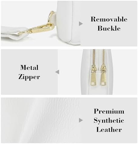 INICAT Travel Small Sling Bag Leather Crossbody Bags for Wom...