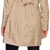 Cole Haan Women's Packable Hooded Rain Jacket with Bow