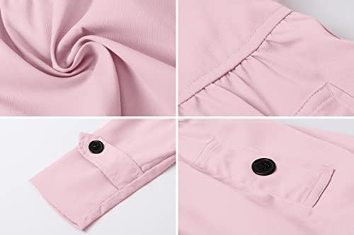 Betusline Girl's Single Breasted Trench Coat Dress Coat Oute...