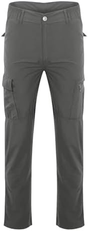 ZEFOTIM Work Cargo Pants for Men Solid Color Wide Leg Comfy ...