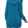 Locryz Women's Casual Pockets Zip Up Hoodies Fleece Tunic Sw...