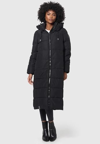 Marikoo Long Fall & Winter Coat for Women | Detachable Hood ...