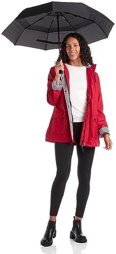 URBAN REPUBLIC Woman’s Rain Jacket - Water Resistant Slicker...