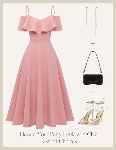 Bbonlinedress Womens Off Shoulder Summer Wedding Guest Dress...