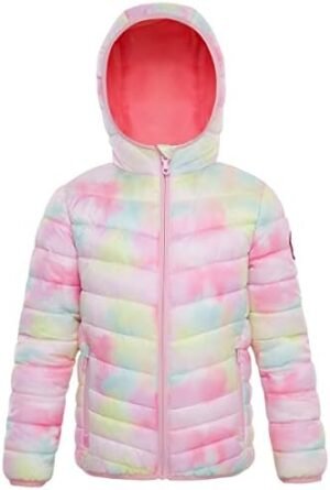 Rokka&Rolla Girls' Reversible Lightweight Puffer Jacket Hood... Rokka&Rolla Girls' Reversible Lightweight Puffer Jacket Hood...