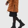 Women's Winter Coat | Quilted, Long Jacket with Cozy Hood | ...