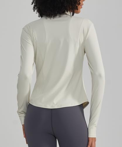 ALONG FIT Full Zip Workout Jacket for Women with Pockets - Y...