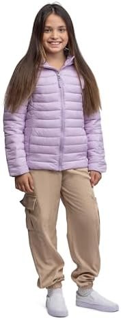 Lands' End Kids Full Zip Lightweight Thermoplume Hooded Jack...