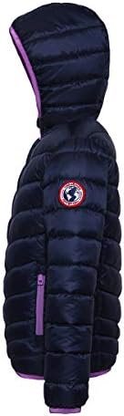 Rokka&Rolla Girls' Reversible Lightweight Puffer Jacket Hood...