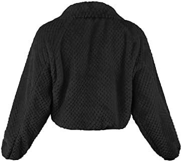 Women's Cropped Front Two Pocket Snap Quilted Padding Bomber...