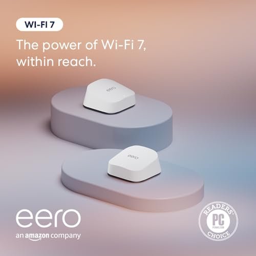Introducing Amazon eero 7 dual-band mesh Wi-Fi 7 router (new...