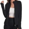Women's Athletic Full Zip Lightweight Workout Jacket，Outdoor...