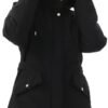 MOERDENG Women's Long Winter Down Coat Thicken Fleece Lined ...