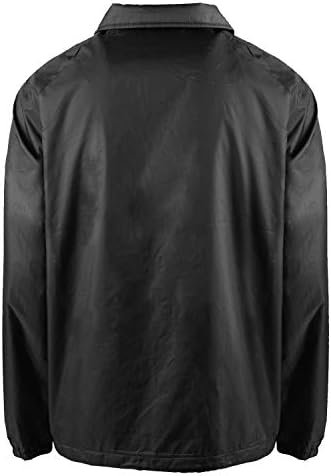 Shaka Wear Men’s Coach Jacket – Classic Windbreaker Nylon Wa...
