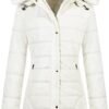Chrisuno Women's Warm Winter Coat Velvet Puffer Jacket Quilt...