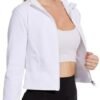 MathCat Seamless Workout Jacket for Woman,Zip Up Long Sleeve...