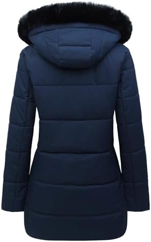MOERDENG Women's Winter Puffer Coat Thicken Fleece Lined Dow...