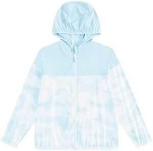 JiAmy Girl's Athletic Hoodie Zip Up Sun Protection Jacket Co... JiAmy Girl's Athletic Hoodie Zip Up Sun Protection Jacket Co...