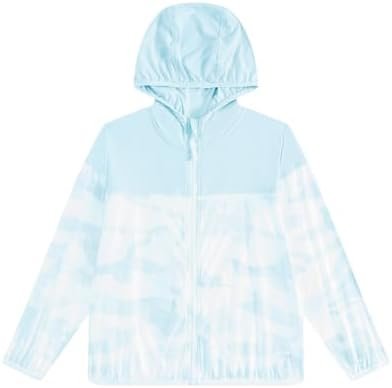 JiAmy Girl's Athletic Hoodie Zip Up Sun Protection Jacket Co...