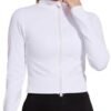 MathCat Seamless Workout Jacket for Woman,Zip Up Long Sleeve...