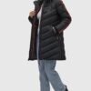 Women's Winter Coat | Quilted, Long Jacket with Cozy Hood | ...