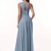 One Shoulder Bridesmaid Dresses for Women Long Prom Dress wi...