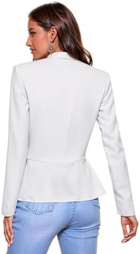 Hybrid & Company Women's Casual Work Office Elegant Open Fro...