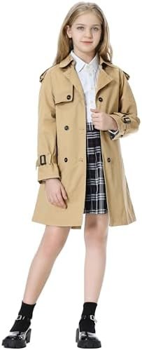 Betusline Girls & Women's Rain Jackets Waterproof Hooded Tre...