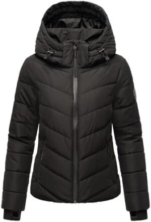 Women's Winter Jacket with Hood | Weather-Resistant Puffer J... Women's Winter Jacket with Hood | Weather-Resistant Puffer J...