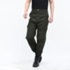 ZEFOTIM Mens Cargo Pants Solid Color Cinch Bottom Athletic P...