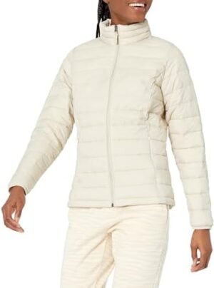 Amazon Essentials Women's Lightweight Long-Sleeve Water-Resi... Amazon Essentials Women's Lightweight Long-Sleeve Water-Resi...