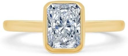 SAVEARTH DIAMONDS Multi Shape Lab Created Moissanite Diamond...