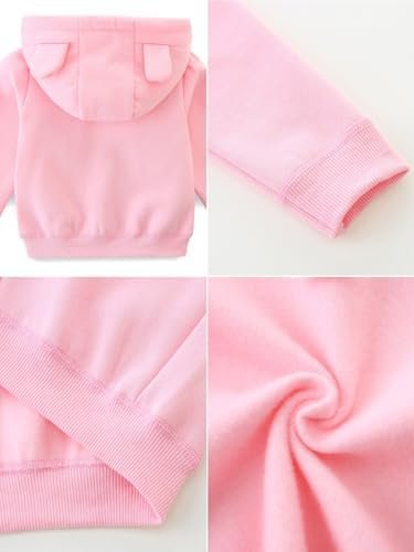 Baby Boy Girl Clothes Zip-Up Hoodies with Sherpa Lining Spri...