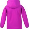 M2C Boys Girls Hooded Windbreaker Fleece Lined Softshell Jac...