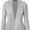 Hybrid & Company Women's Casual Work Office Elegant Open Fro...