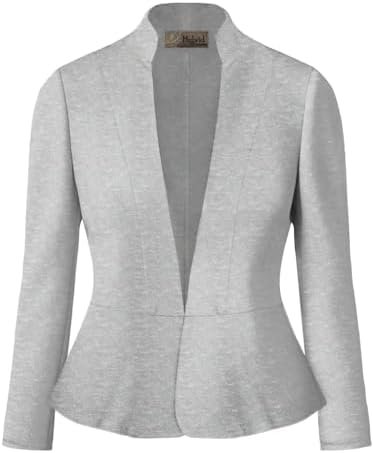 Hybrid & Company Women's Casual Work Office Elegant Open Fro...