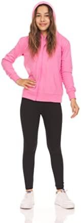 Pink Angel Little & Big Girls Zip Up Hoodie, Kids Full Zippe...