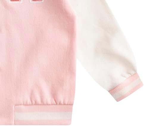 Disney Lilo & Stitch Minnie Mouse Girls Letterman Varsity Bo...