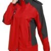 Women's Waterproof Rain Jacket with Detachable Hood Lightwei...