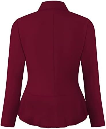 Hybrid & Company Women's Casual Work Office Elegant Open Fro...